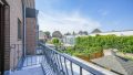 Balkon an Schlafzimmer