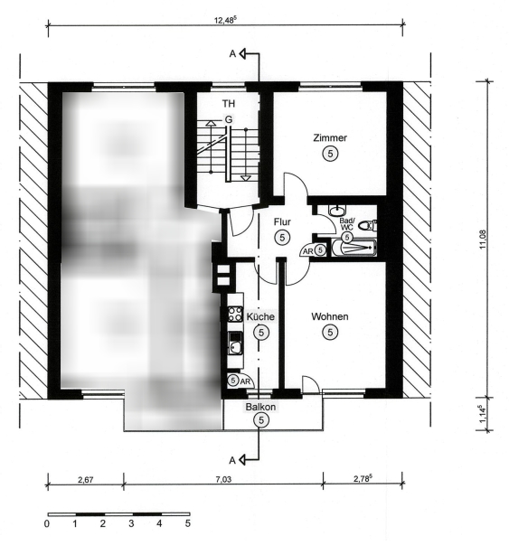 Grundriss Wohnung-Nr. 5