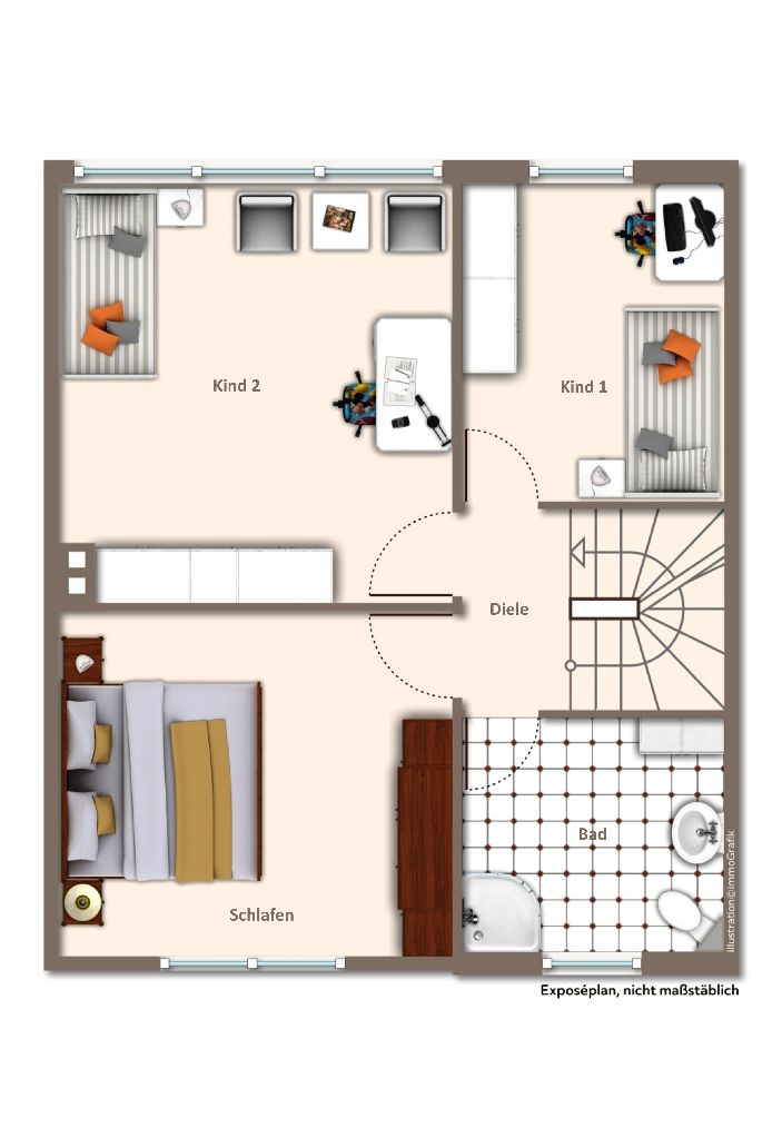 Grundriss Obergeschoss