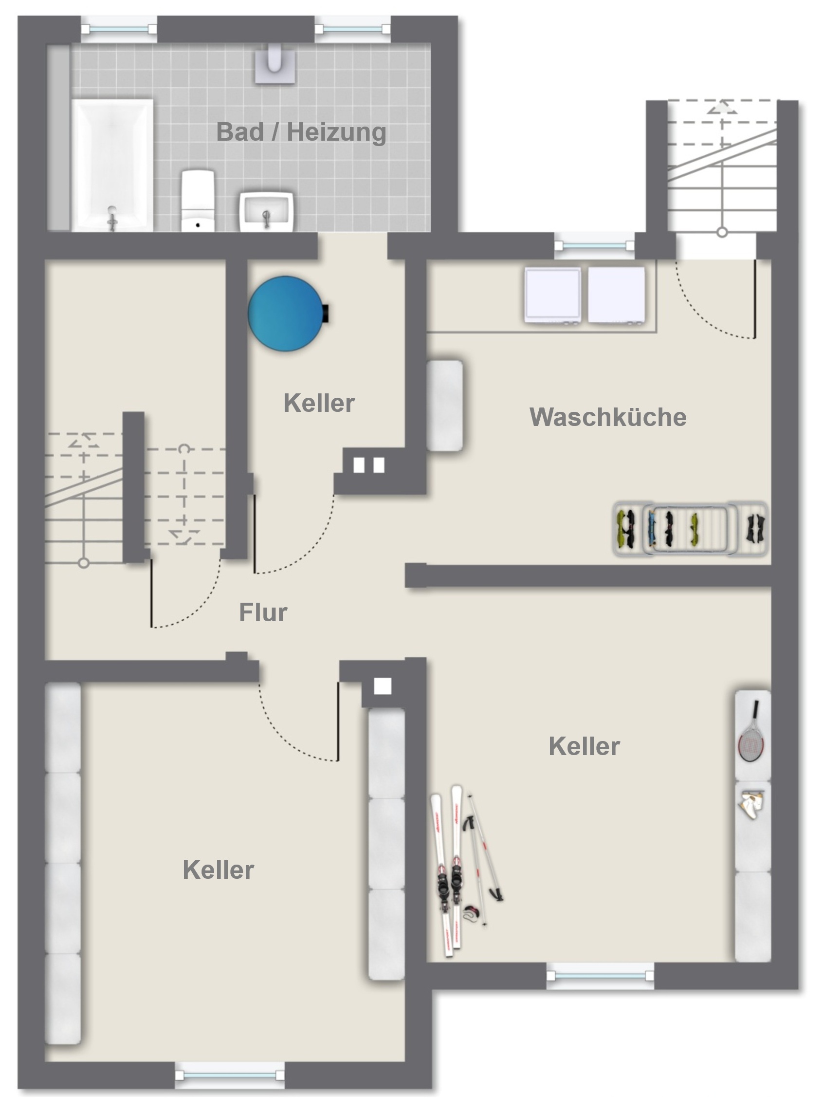 Grundriss Kellergeschoss