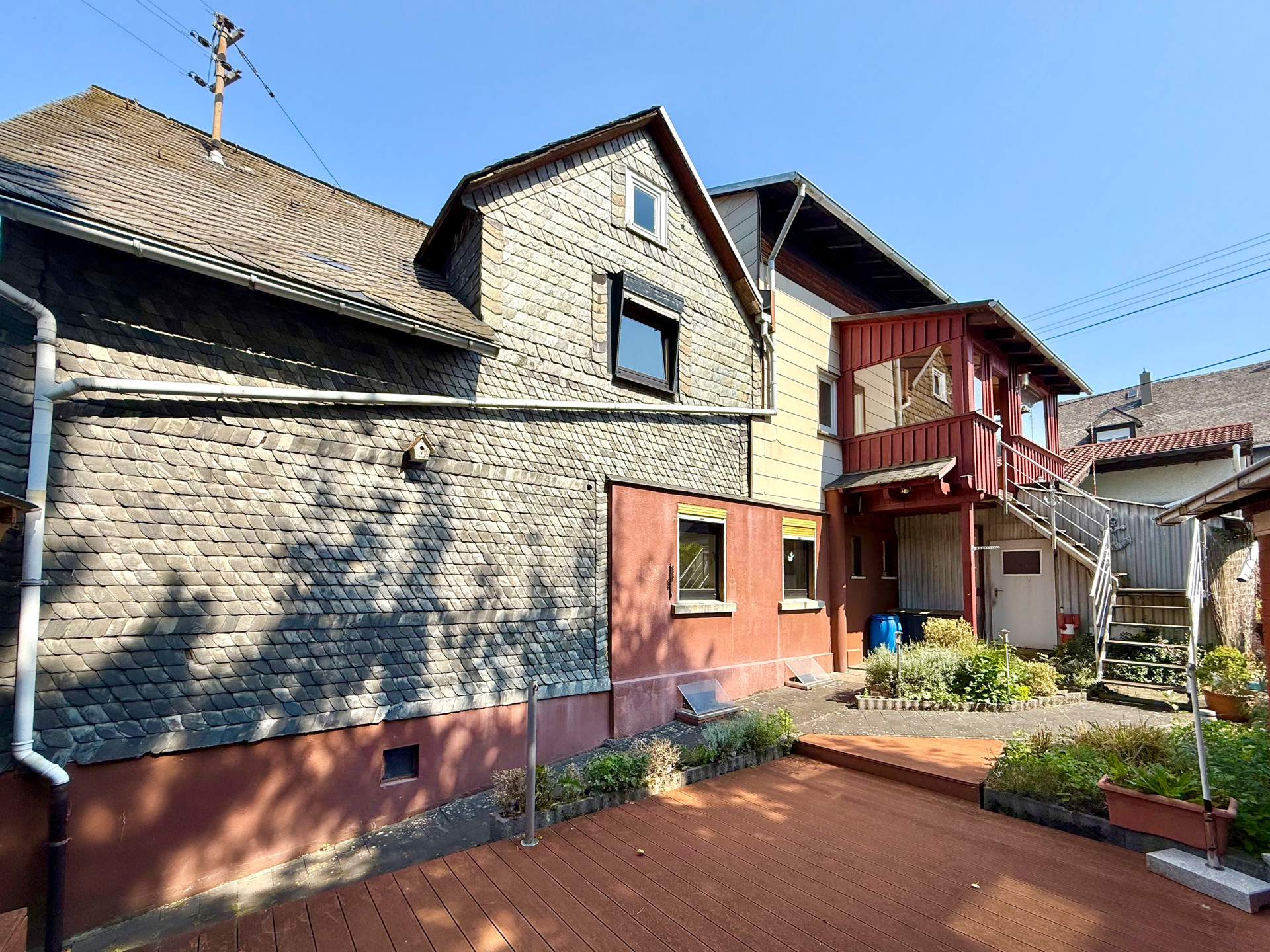 Hintere Gebäudeansicht