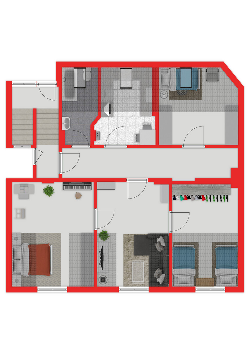 Grundriss 3. Obergeschoss