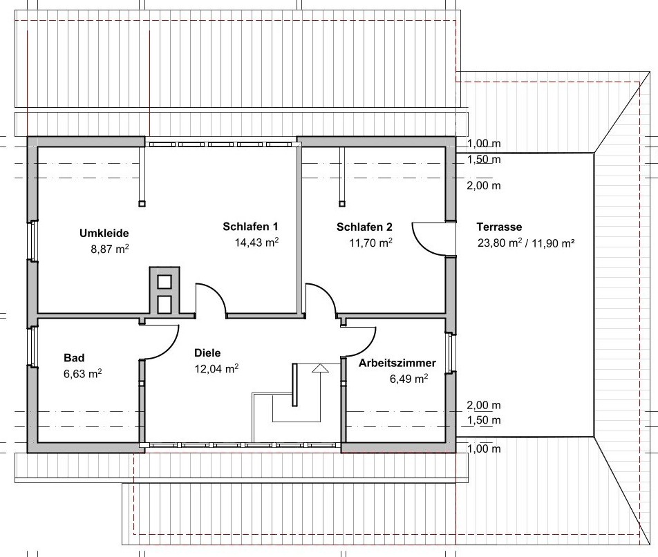 Grundriss Dachgeschoss