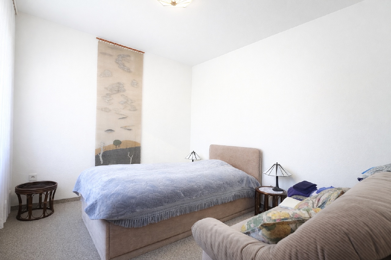 Der Schlafraum Im Appartement im UG