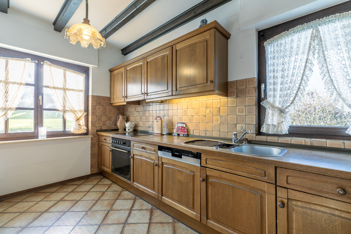 Viel Tageslicht in drer Küche