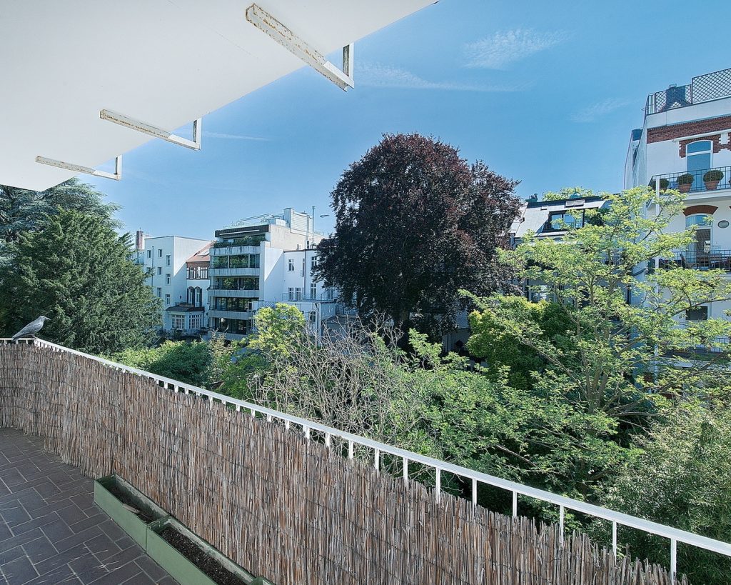 Balkon mit Blick in die Gärten