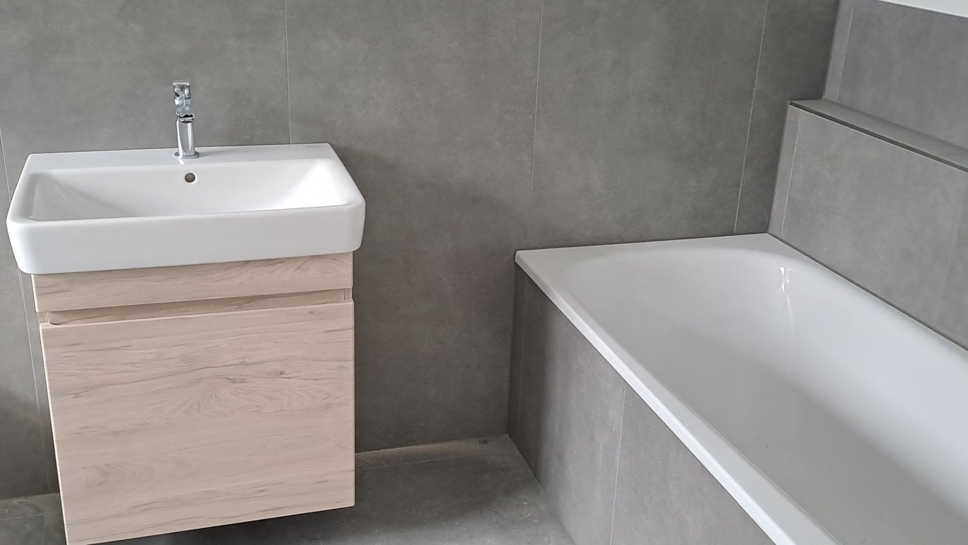 Badezimmerausschnitt