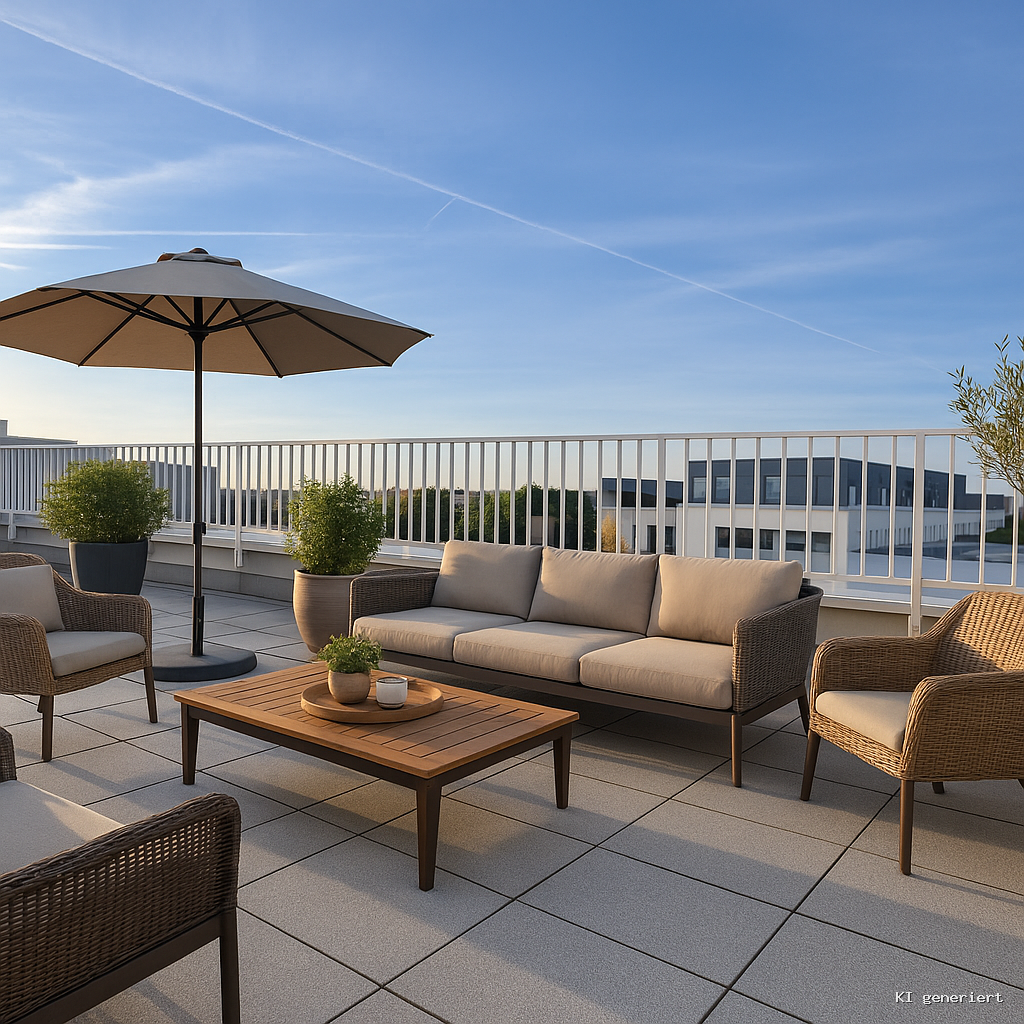 Dachterrasse (KI generiert)