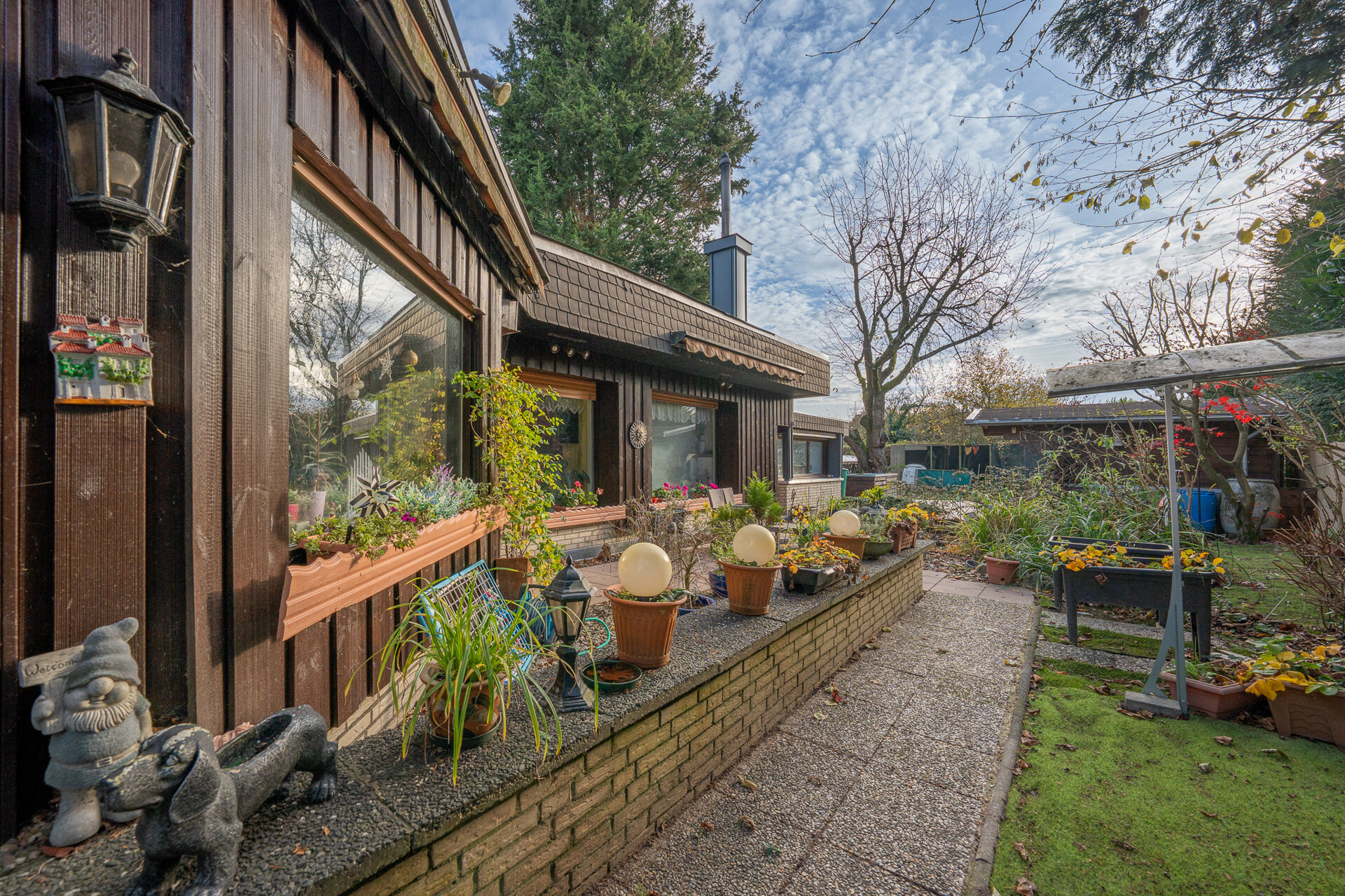 Garten hinten