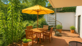 Terrasse Gartengeschoss KI bearbeitet