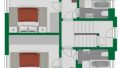 Grundriss-Skizze Erd- und Obergeschoss