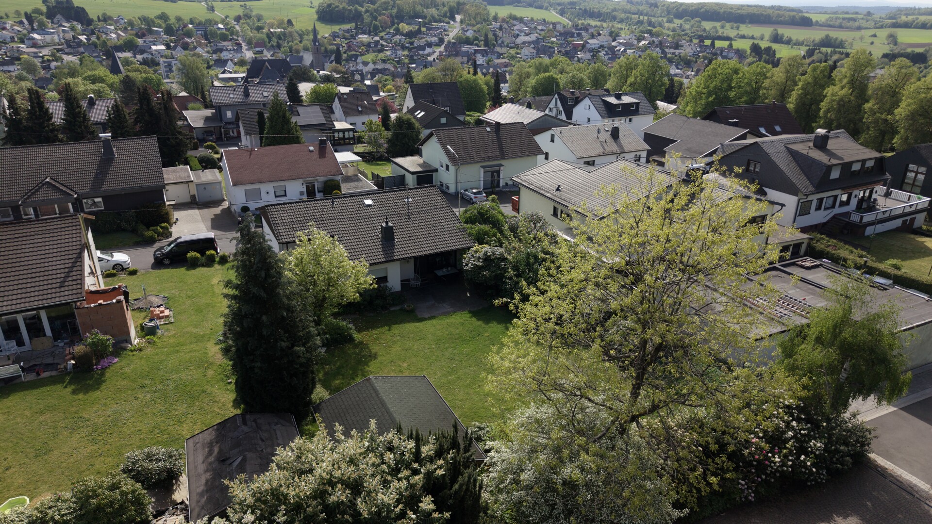Luftaufnahme Gartenansicht