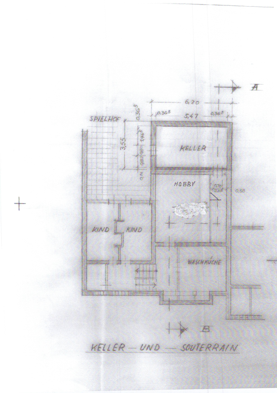 Grundriss Keller