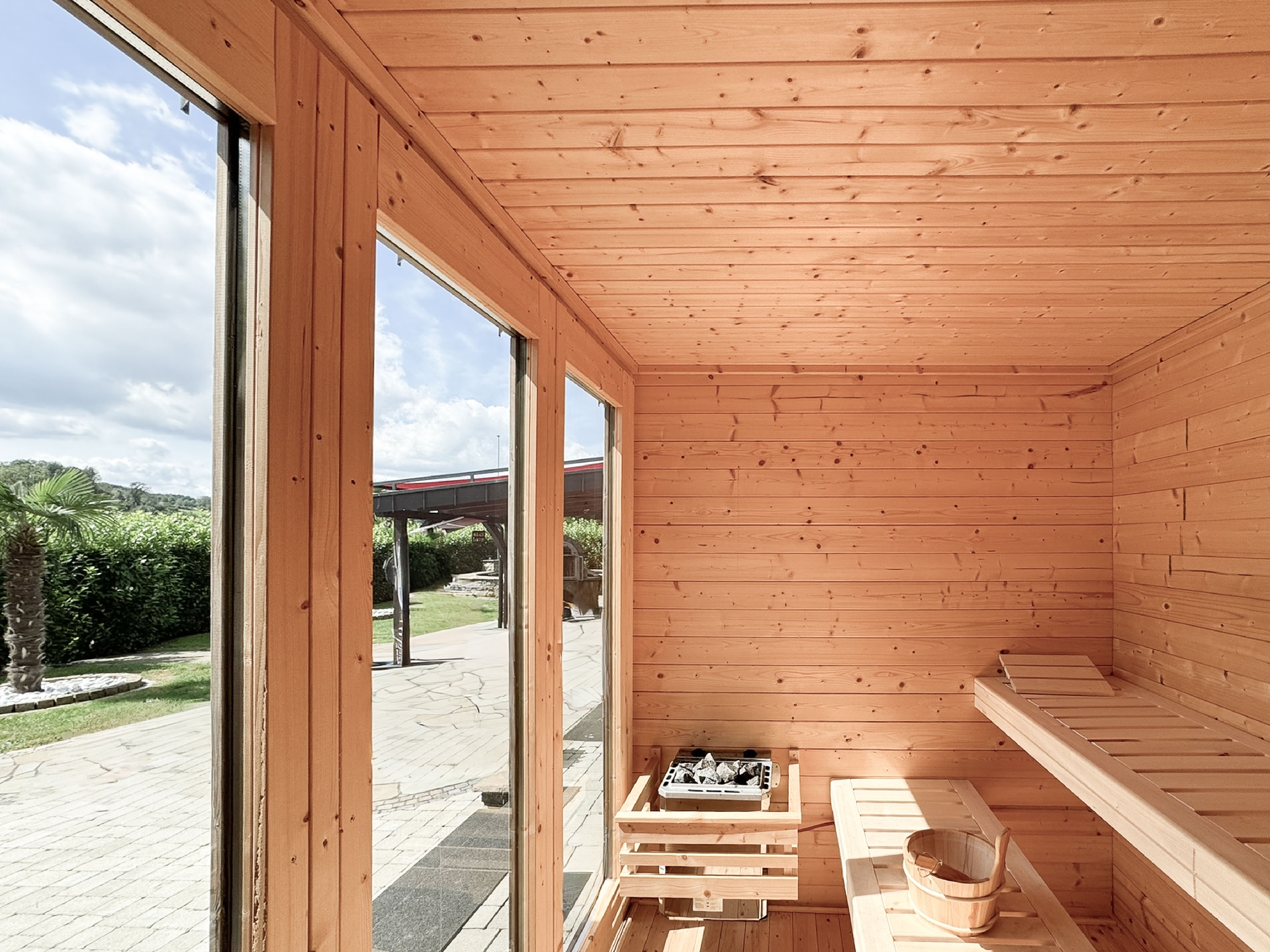 Sauna mit Vorraum