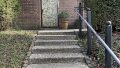 Treppe zum Haus