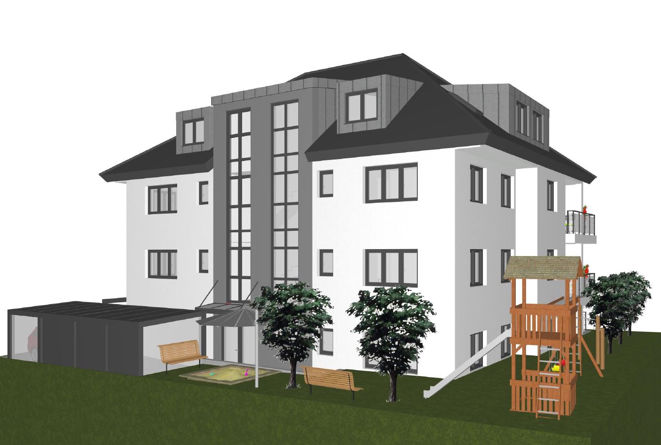 Ansicht Hauseingang
