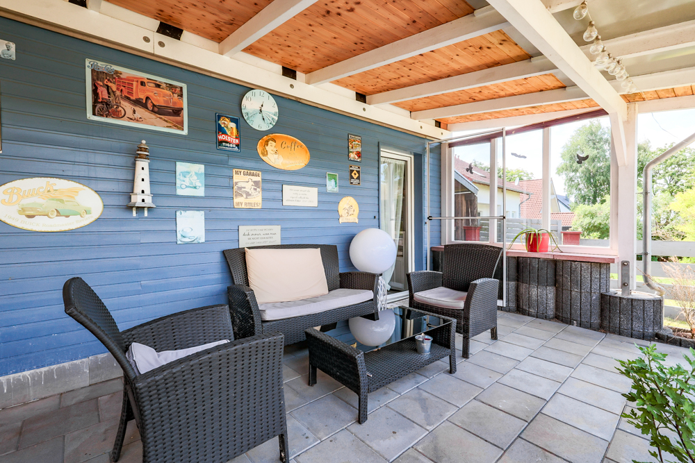Terrasse Gartenseite