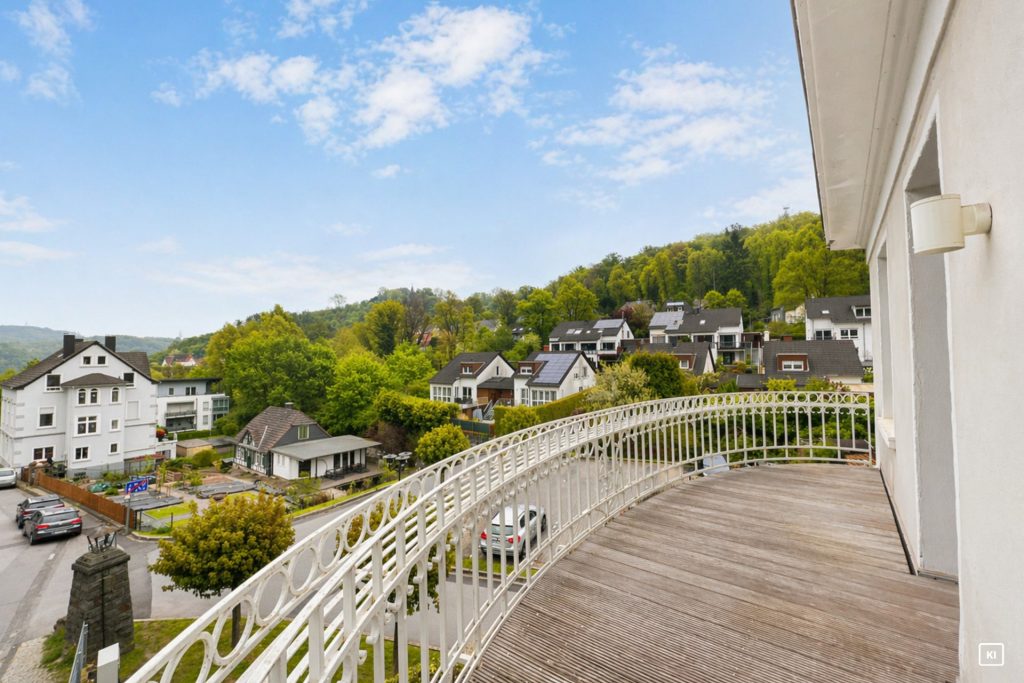 Tolle Aussicht Richtung Schloss
