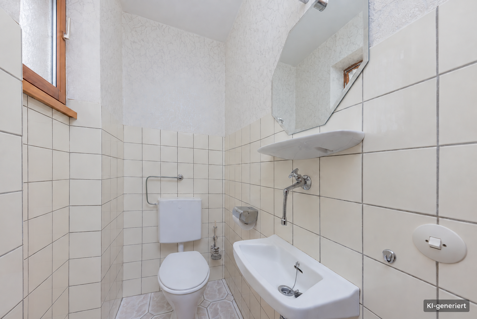 Gäste-WC mit Fenster