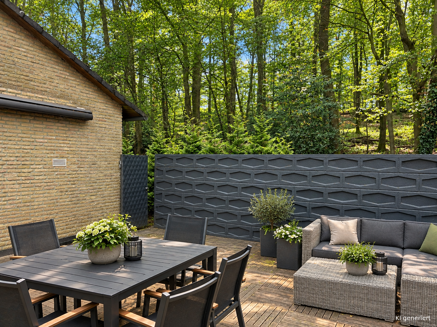 Dachterrasse im Grünen
