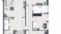 Grundriss 2 Schlafzimmer