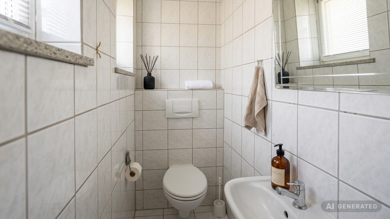 Gäste WC KI generiert