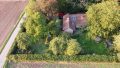 Blick auf Haus und Garten
