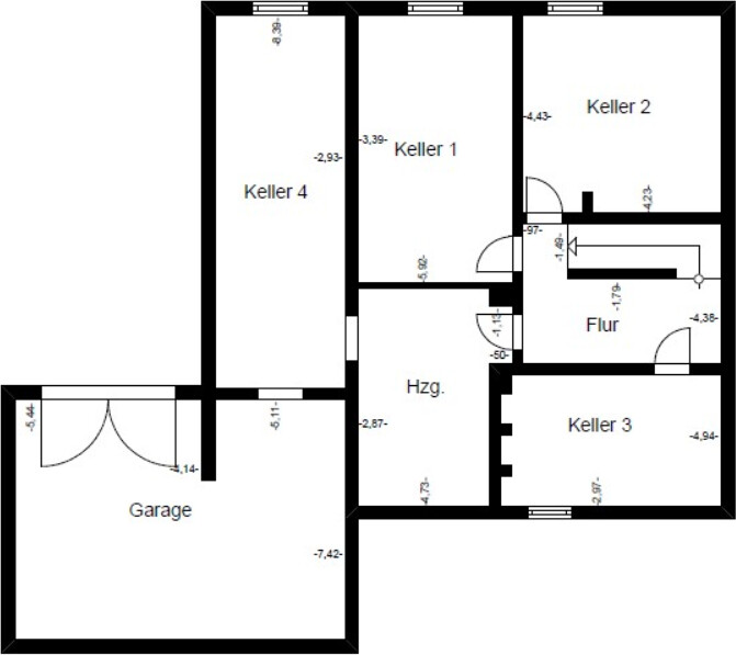 Grundriss Kellergeschoss