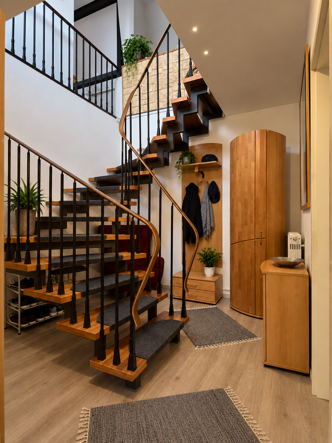 Treppe ins DG Whg. 4 im 2.OG