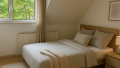 Schlafzimmer mit KI bearbeitet