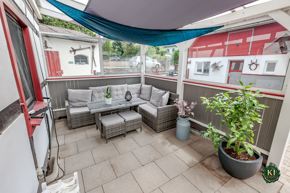 Terrasse Hofseite