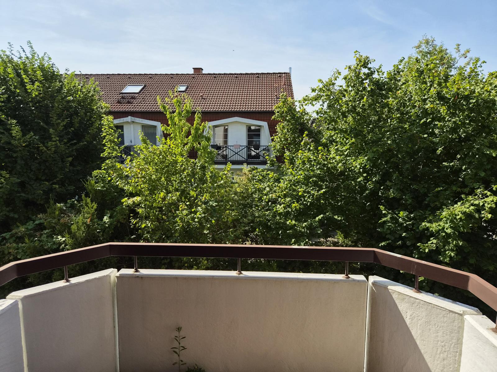 Blick vom Balkon