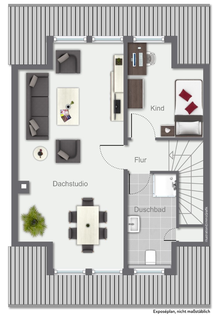 Grundriss Dachgeschoss