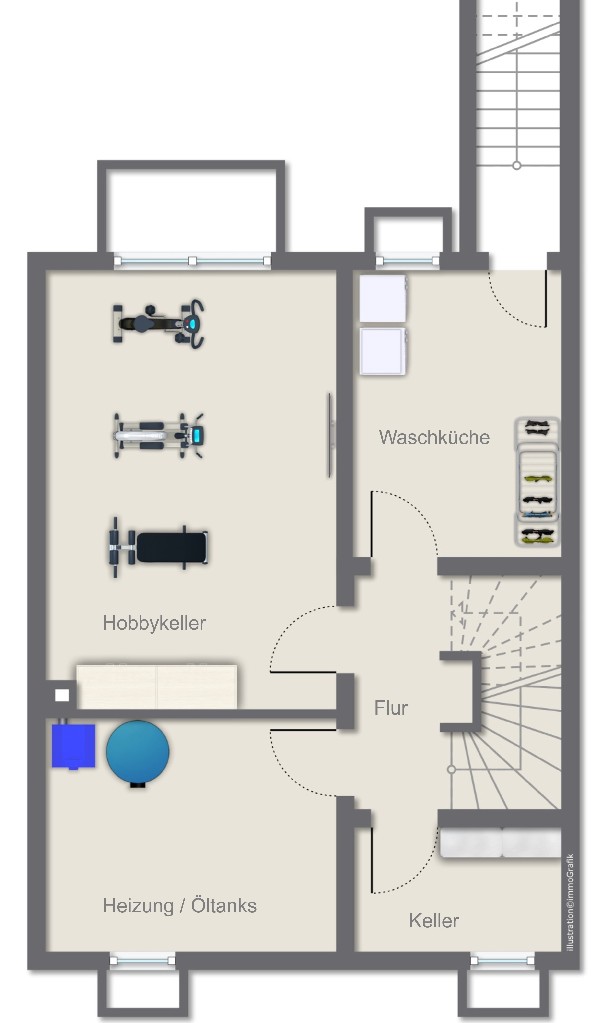 Grundriss Kellergeschoss