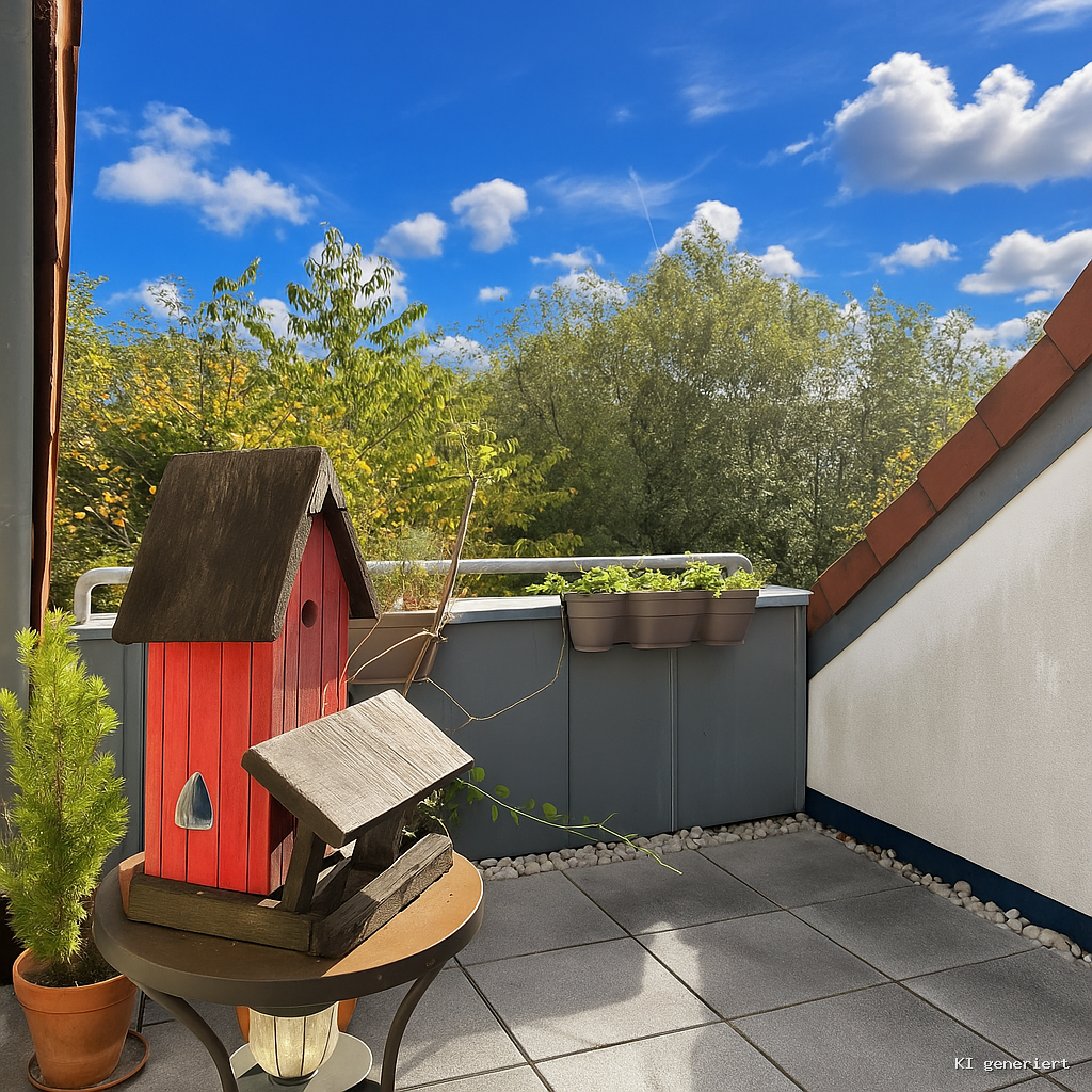 Balkon am Wohnbereich