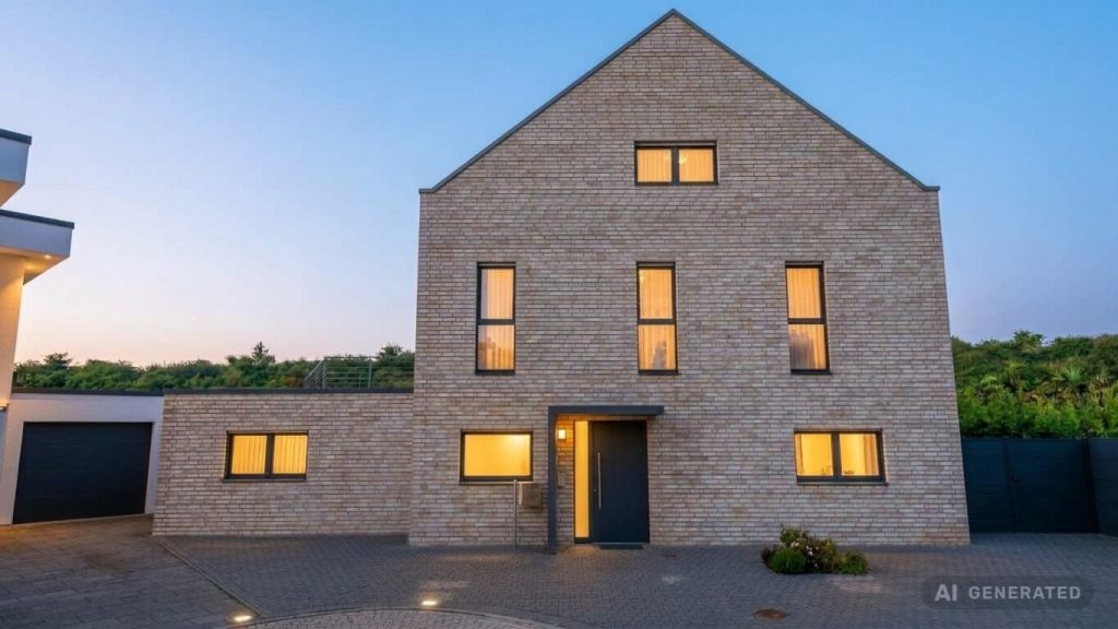 Hausansicht KI bearbeitet