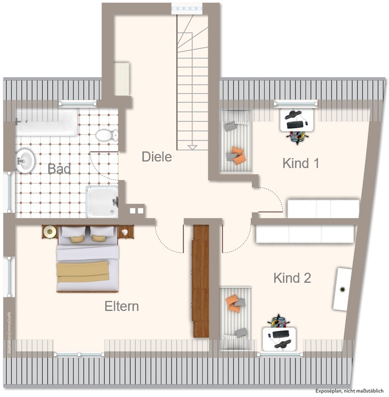 Grundriss Obergeschoss
