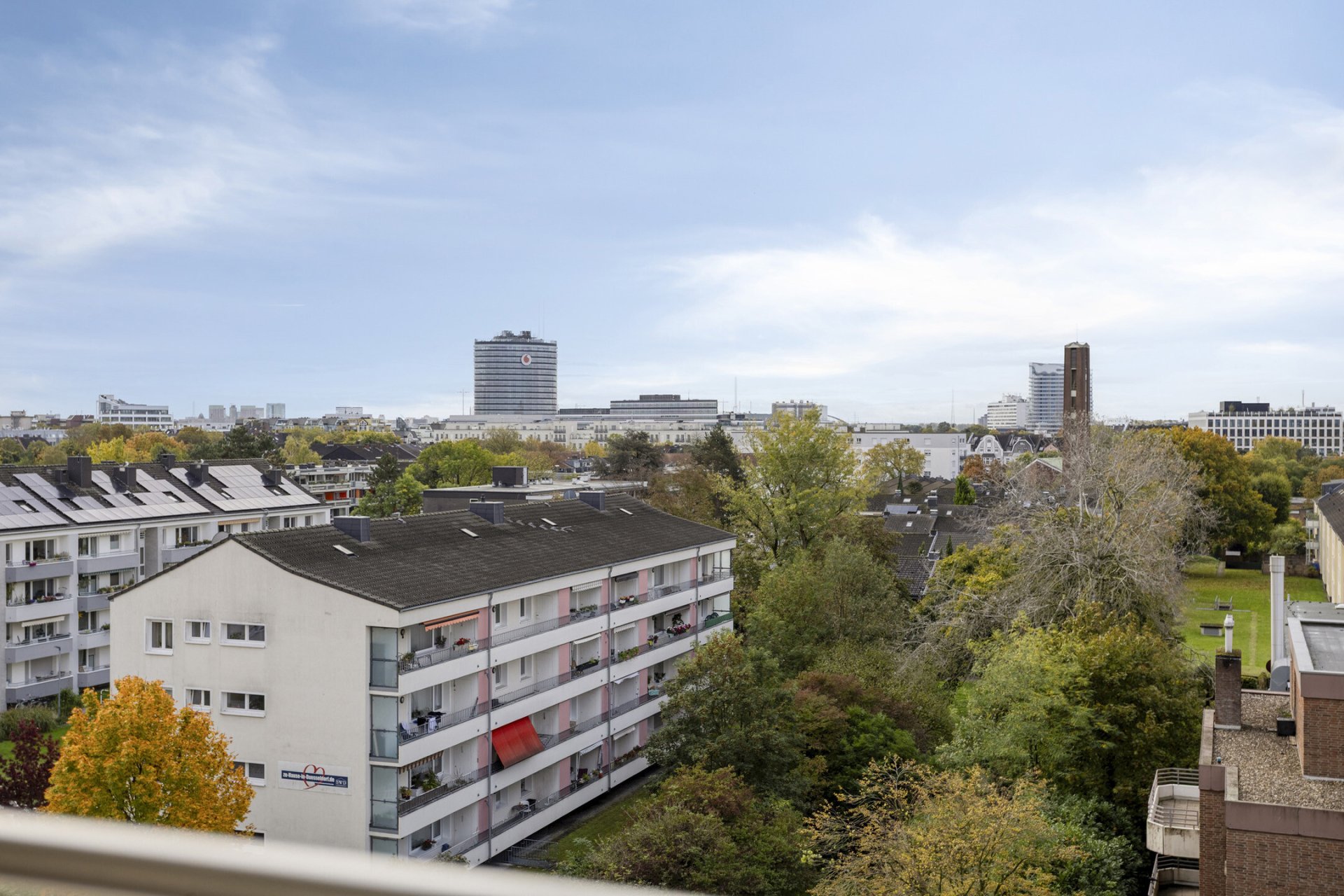 Blick vom Balkon