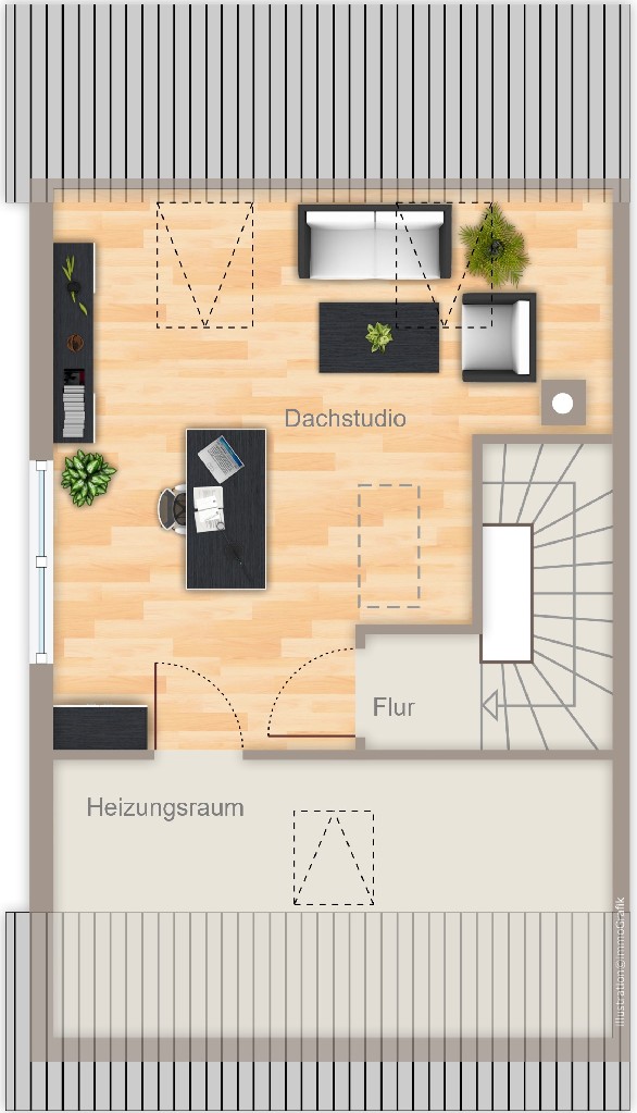 Grundriss Dachgeschoss